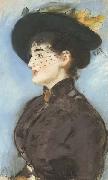 Edouard Manet La Viennoise,Irma Brunner (mk40) oil on canvas